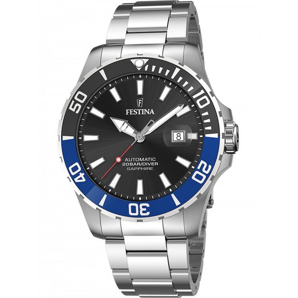 ανδρικό ρολόι Festina Automatic Diver Sapphire Crystal F20531-6