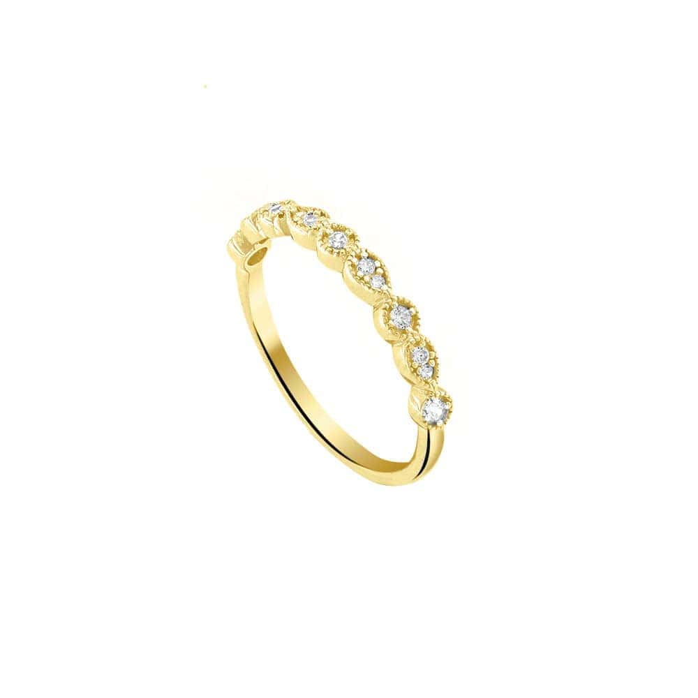 δαχτυλίδι γυναικείο επίχρυσο ασημένιο μισόβερο D21100117