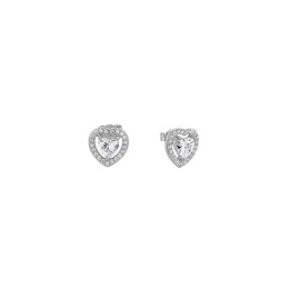 ασημένια γυναικεία καρφωτά σκουλαρίκια καρδιά SK21200333(b)