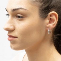ασημένια γυναικεία σκουλαρίκια κρικάκια SK21200208(a)