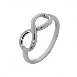 ασημένιο γυναικείο δαχτυλίδι άπειρο D21200004