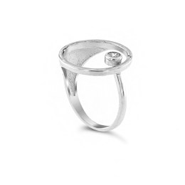 ασημένιο γυναικείο δαχτυλίδι κύκλος D21200075