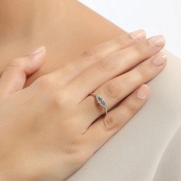 ασημένιο γυναικείο δαχτυλίδι μάτι D21200032(b)