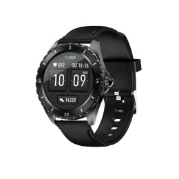 Das4 SG40 Smartwatch μαύρο λουράκι σιλικόνης 203090021(c)
