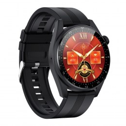 Das.4 SG48 Smartwatch μαύρο λουράκι σιλικόνης 203050281(b)