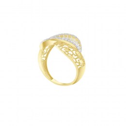 δαχτυλίδι γυναικείο κίτρινο χρυσό ζιργκόν D11400853