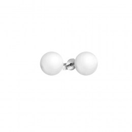 γυναικεία λευκόχρυσα σκουλαρίκια μαργαριτάρι SK11200501