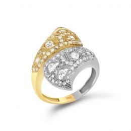 γυναικείο δαχτυλίδι κίτρινο χρυσό ζιργκόν D11400715