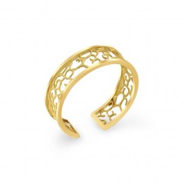 Γυναικείο κίτρινο χρυσό δαχτυλίδι D11100713