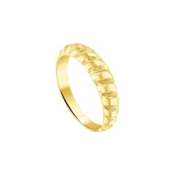 γυναικείο κίτρινο χρυσό δαχτυλίδι πομπέ D11101021
