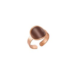 γυναικείο ροζ ασημένιο δαχτυλίδι Vogue σεβαλιέ 0701102