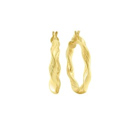 κίτρινα χρυσά σκουλαρίκια κρικάκια στριφτά SK11100984