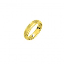 κίτρινη χρυσή βέρα γάμου ζιργκόν BE1210712P 