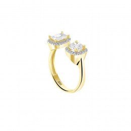 κίτρινο χρυσό γυναικείο δαχτυλίδι ζιργκόν D11400867