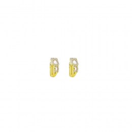 κίτρινο χρυσό σετ κοσμημάτων ζιργκόν SE11100016(b)