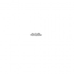 λευκόχρυσο γυναικείο σετ κοσμημάτων λουλούδι SE11200005(c) 