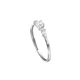 μονόπετρο λευκόχρυσο δαχτυλίδι ζιργκόν D11201048