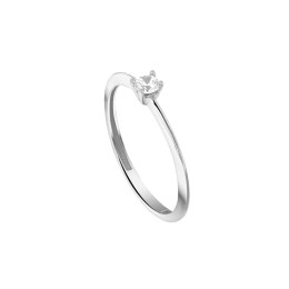 μονόπετρο λευκόχρυσο δαχτυλίδι ζιργκόν D11201054