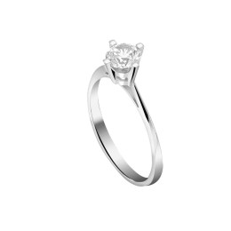μονόπετρο λευκόχρυσο δαχτυλίδι ζιργκόν D11201076