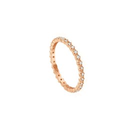 ολόβερο ροζ ασημένιο δαχτυλίδι ζιργκόν D21300115