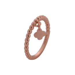 παιδικό ροζ επίχρυσο ασημένιο δαχτυλίδι σταυρός D21300001