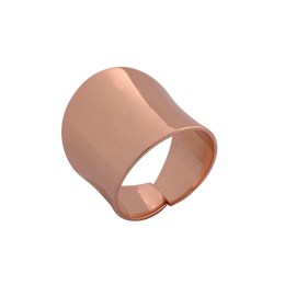 ροζ επίχρυσο ασημένιο δαχτυλίδι σεβαλιέ D21300040