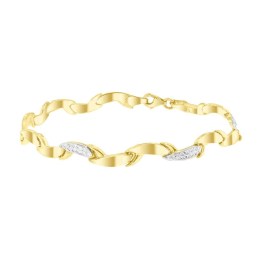 βραχιόλι γυναικείο κίτρινο χρυσό λευκόχρυσο BR12400370