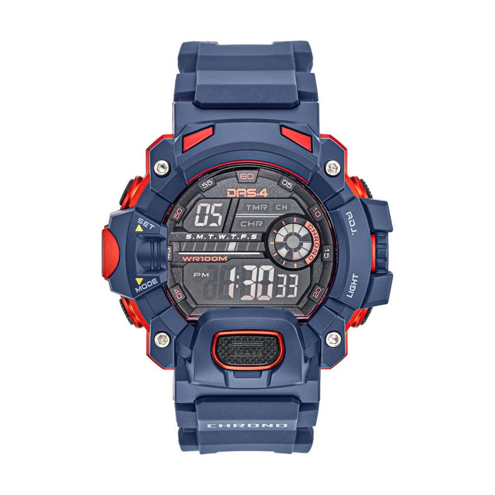 Ρολόι DAS 4 LD09 Blue LCD watch 40024